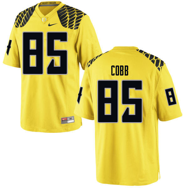 Men #85 Alfonso Cobb Oregn Ducks College Football Jerseys Sale-Yellow - Click Image to Close